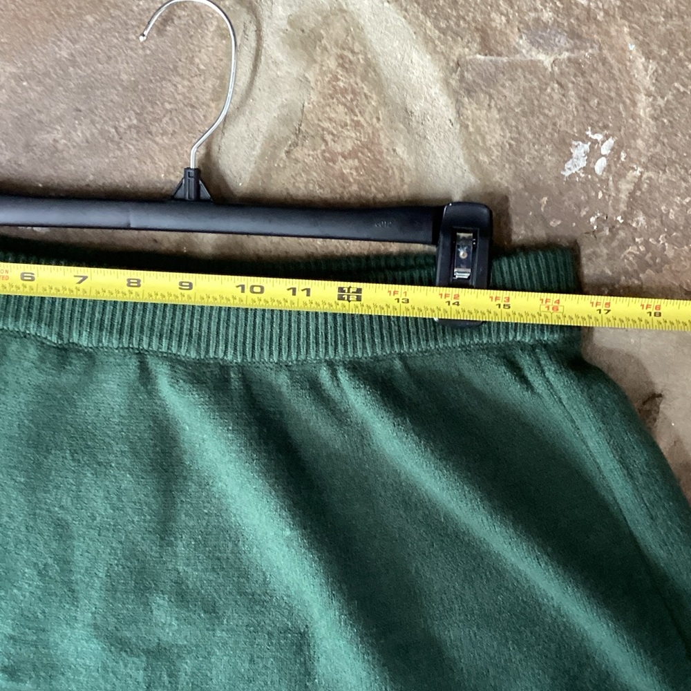 Forest Green cozy sweater skirt set XL - Picture 6 of 8